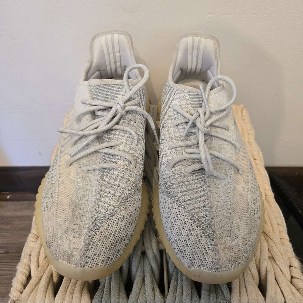 Yeezy Athletic Shoes in Gray and Cream